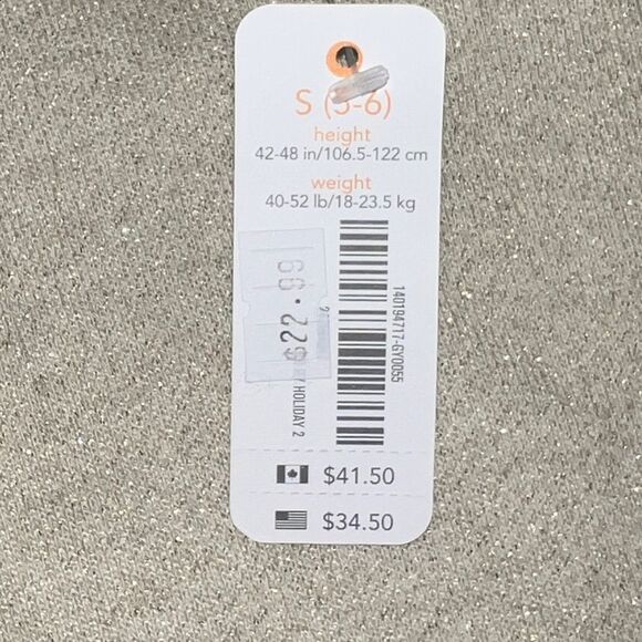 Gymboree Gold Sparkle Dress Knit Pockets Metallic Small NWT - Picture 6 of 8